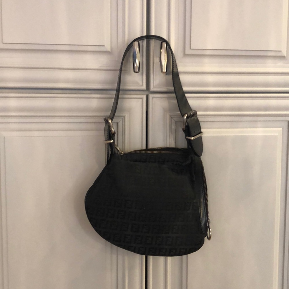 Black mini fendi shoulder bag